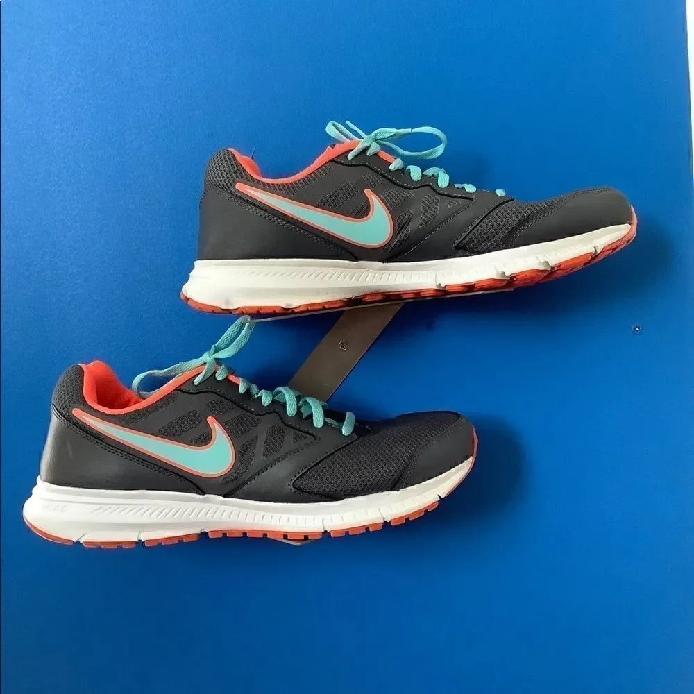 Nike Womens Downshifter Grey Blue Running Shoes